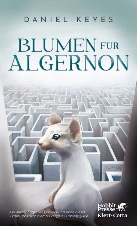 Buchcover von „Blumen für Algernon“